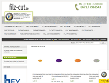 Tablet Screenshot of filz-cut.de